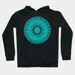 Mandala (turquoise) Hoodie